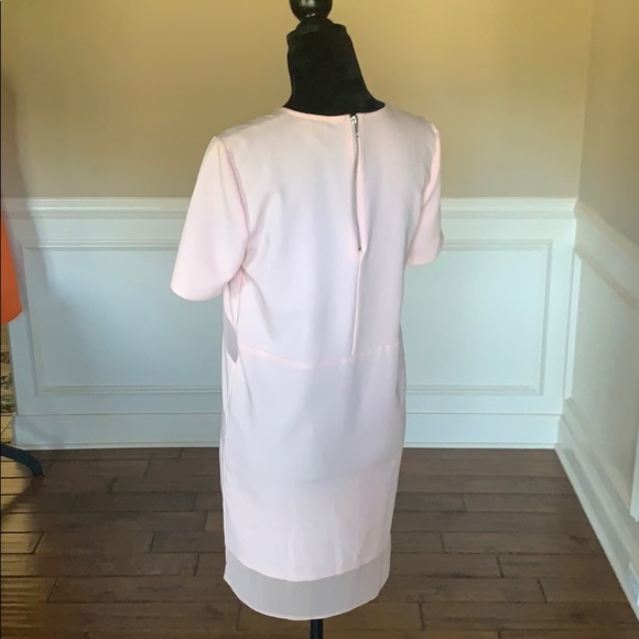 NWOT ASOS Short Sleeve Light Pink Sheath Dress - Picture 4 of 8